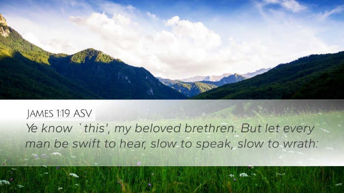 James 1:19 ASV Bible Verse Image