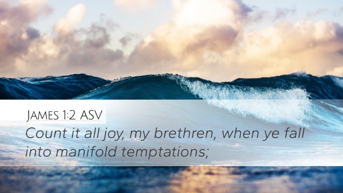 James 1:2 ASV Bible Verse Image