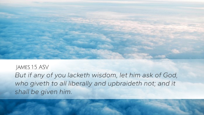 James 1:5 ASV Bible Verse Image