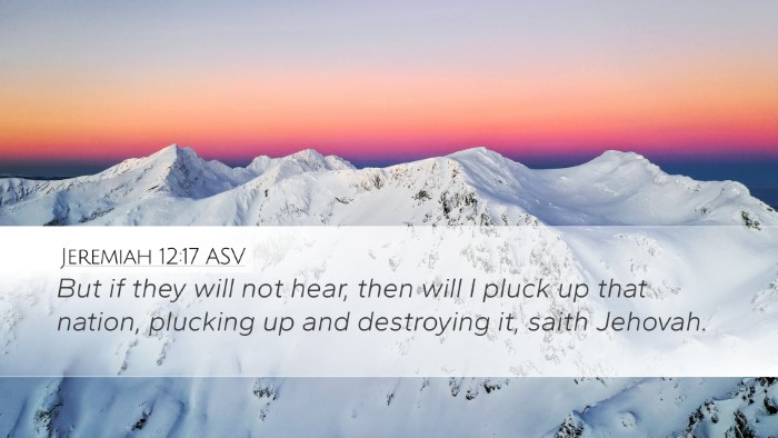 Jeremiah 12:17 ASV Bible Verse Image