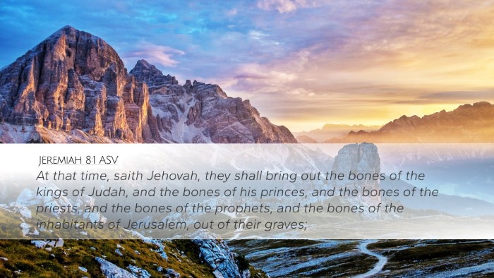 Jeremiah 8:1 ASV Bible Verse Image