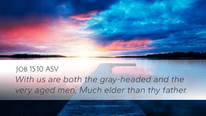 Job 15:10 ASV Bible Verse Image