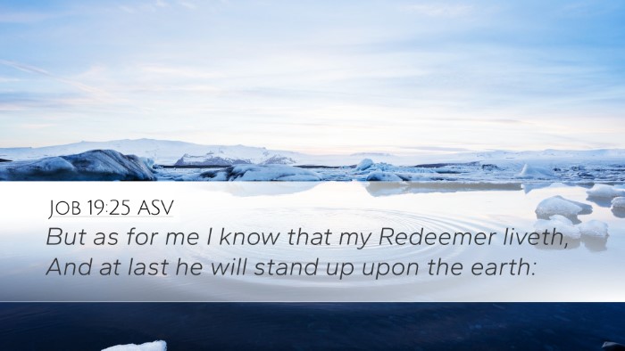 Job 19:25 ASV Bible Verse Image