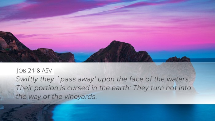 Job 24:18 ASV Bible Verse Image
