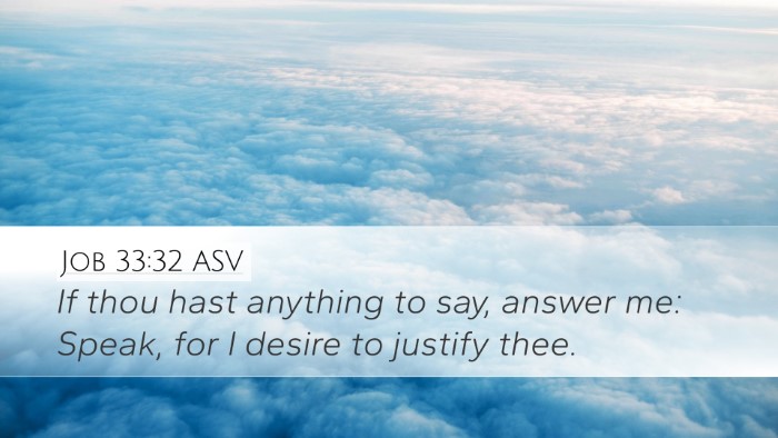 Job 33:32 ASV Bible Verse Image