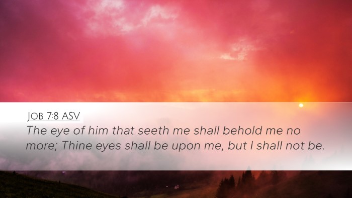 Job 7:8 ASV Bible Verse Image
