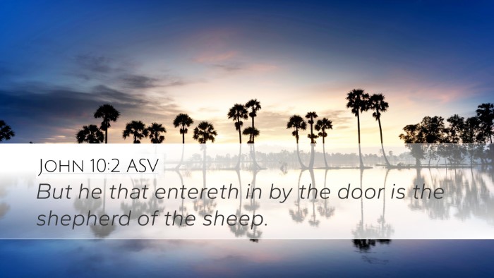 John 10:2 ASV Bible Verse Image