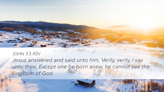 John 3:3 ASV Bible Verse Image