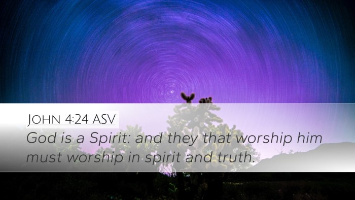 John 4:24 ASV Desktop Wallpaper - God is a Spirit: and they that worship him must - Desktop Bible Verse Wallpaper