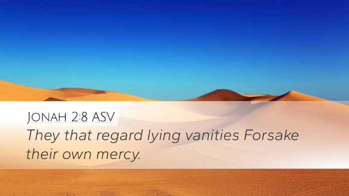 Jonah 2:8 ASV Bible Verse Image