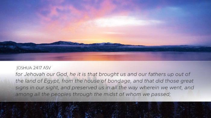 Joshua 24:17 ASV Bible Verse Image
