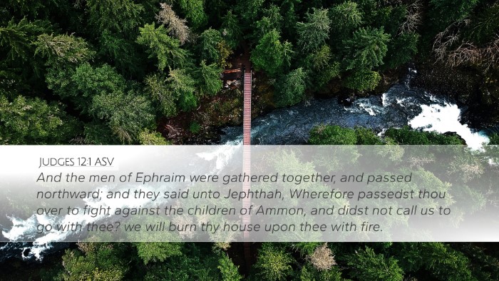 Judges 12:1 ASV Bible Verse Image
