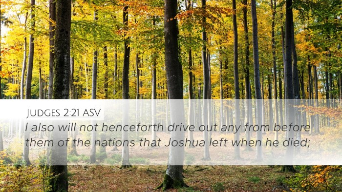 Judges 2:21 ASV Bible Verse Image
