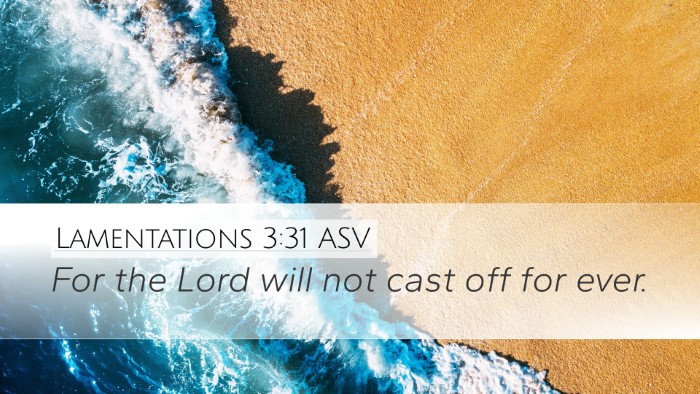 Lamentations 3:31 ASV Bible Verse Image