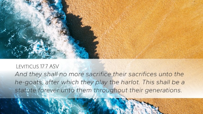 Leviticus 17:7 ASV Bible Verse Image