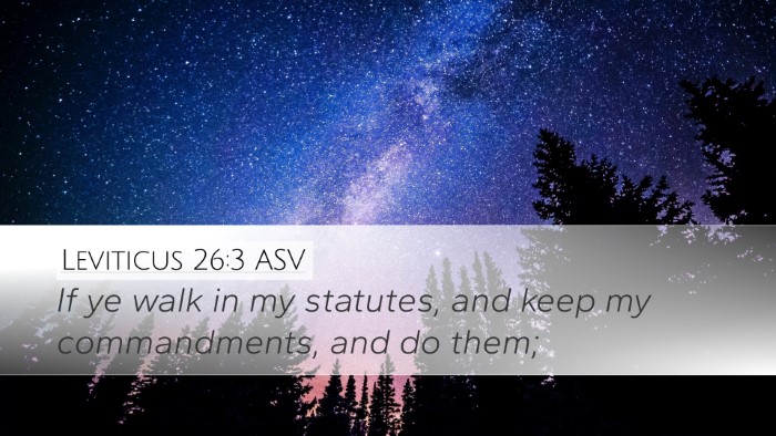 Leviticus 26:3 ASV Bible Verse Image