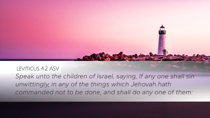 Leviticus 4:2 ASV Bible Verse Image