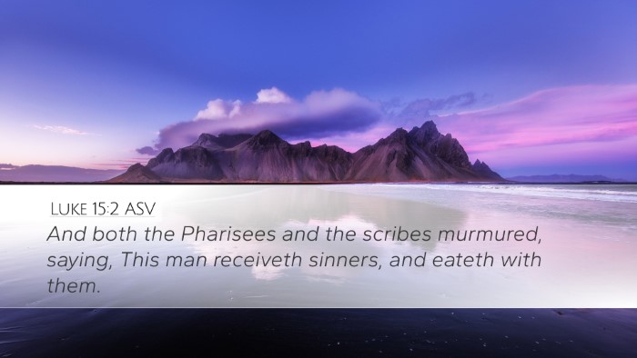 Luke 15:2 ASV Bible Verse Image