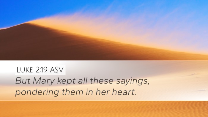 Luke 2:19 ASV Bible Verse Image