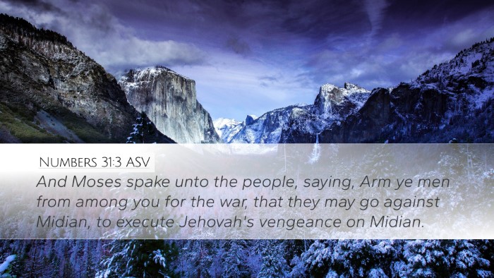 Numbers 31:3 ASV Bible Verse Image