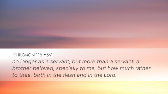 Philemon 1:16 ASV Desktop Wallpaper - no longer as a servant, but more than a servant, - Desktop Bible Verse Wallpaper