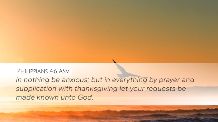 Philippians 4:6 ASV Bible Verse Image