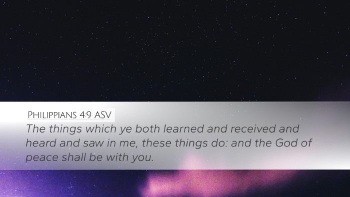 Philippians 4:9 ASV Bible Verse Image