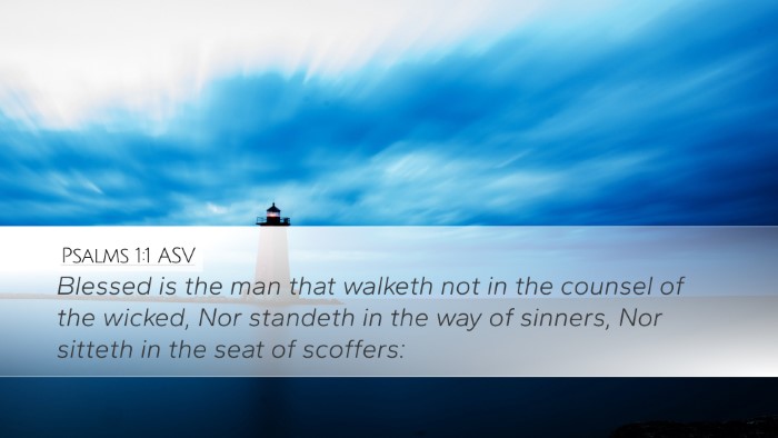 Psalms 1:1 ASV Bible Verse Image