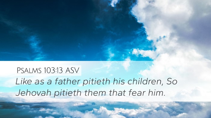 Psalms 103:13 ASV Bible Verse Image