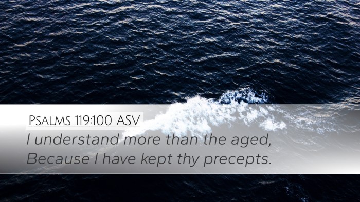 Psalms 119:100 ASV Bible Verse Image