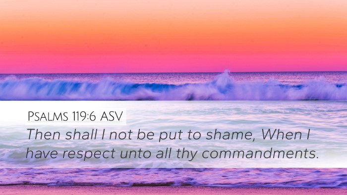 Psalms 119:6 ASV Bible Verse Image