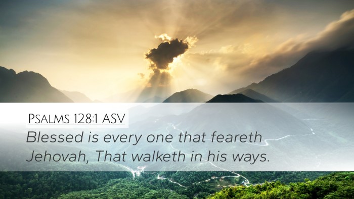 Psalms 128:1 ASV Bible Verse Image