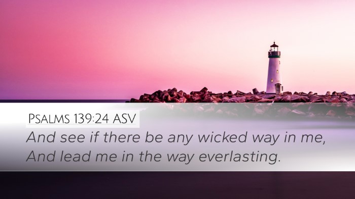 Psalms 139:24 ASV Bible Verse Image