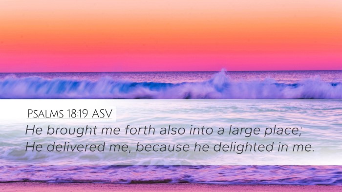 Psalms 18:19 ASV Bible Verse Image