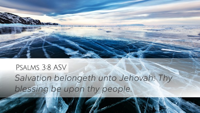 Psalms 3:8 ASV Bible Verse Image