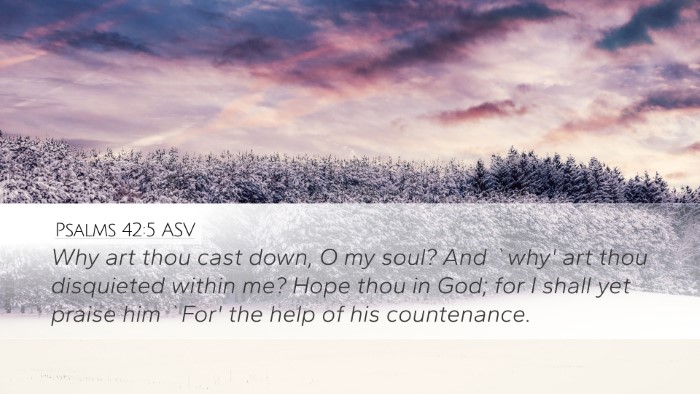 Psalms 42:5 ASV Bible Verse Image