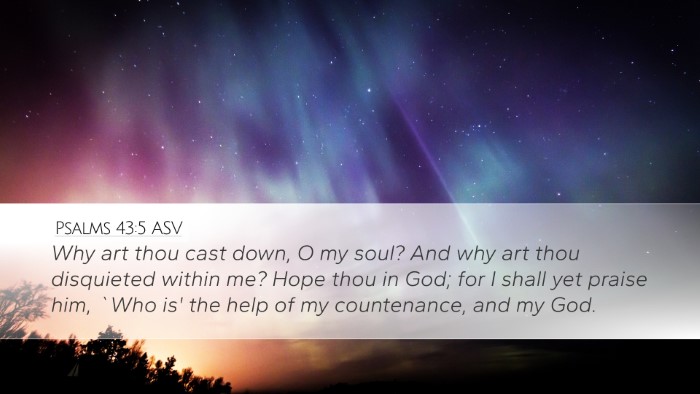 Psalms 43:5 ASV Bible Verse Image