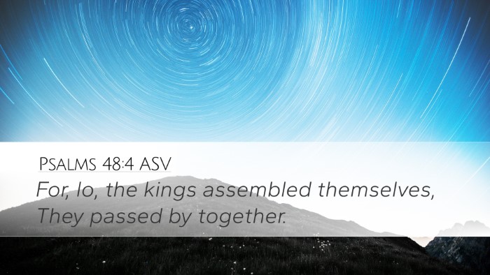 Psalms 48:4 ASV Bible Verse Image