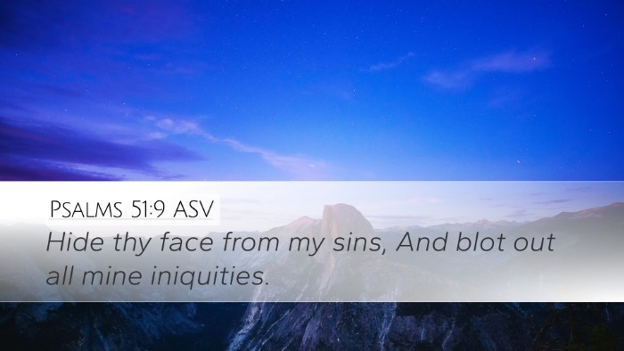 Psalms 51:9 ASV Bible Verse Image