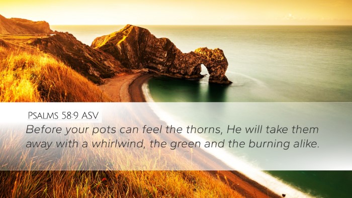 Psalms 58:9 ASV Bible Verse Image