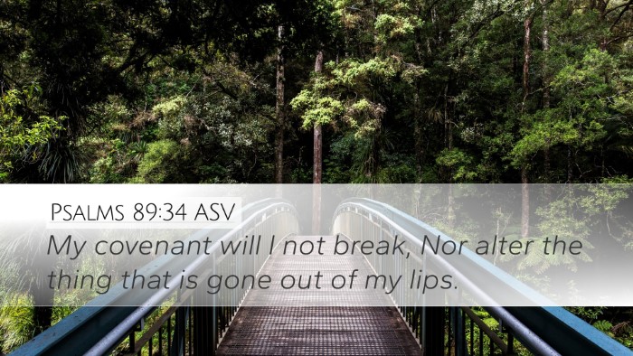 Psalms 89:34 ASV Bible Verse Image