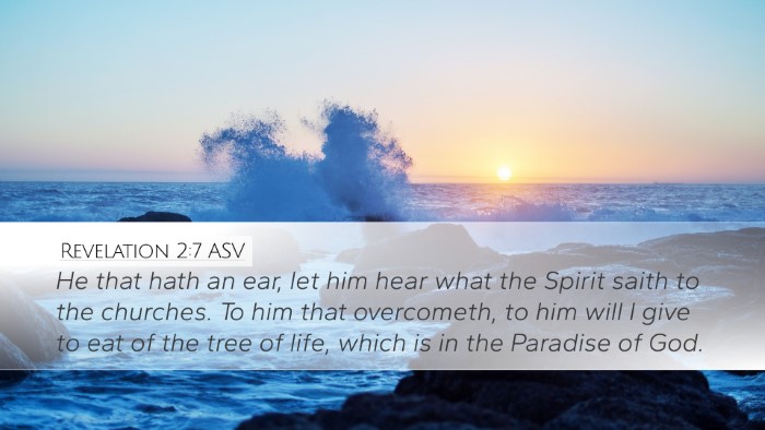 Revelation 2:7 ASV Bible Verse Image
