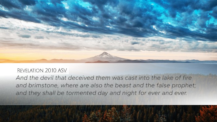 Revelation 20:10 ASV Bible Verse Image