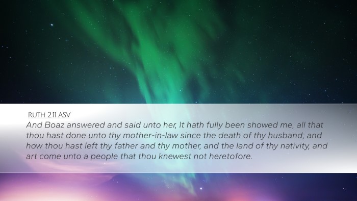 Ruth 2:11 ASV Bible Verse Image