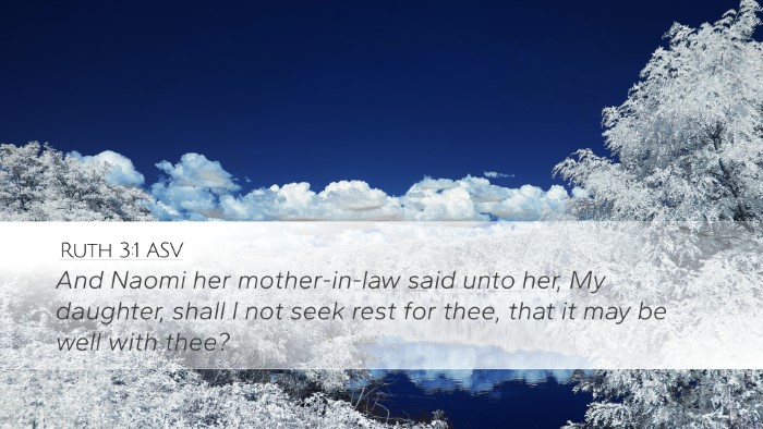 Ruth 3:1 ASV Bible Verse Image