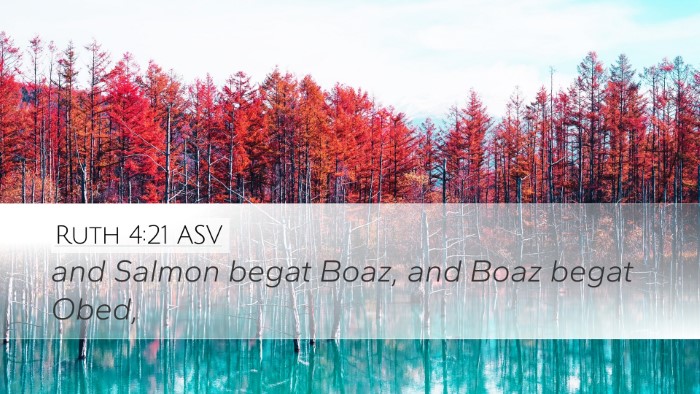 Ruth 4:21 ASV Bible Verse Image