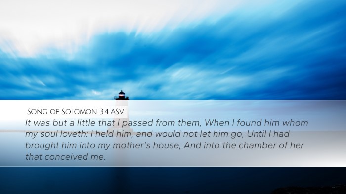 Song of Solomon 3:4 ASV Bible Verse Image