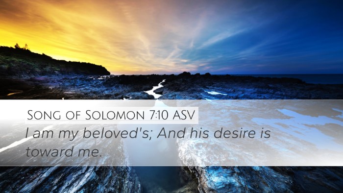 Song of Solomon 7:10 ASV Bible Verse Image