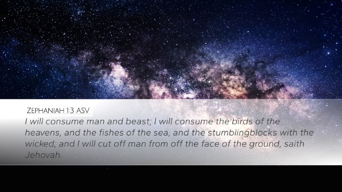 Zephaniah 1:3 ASV Bible Verse Image