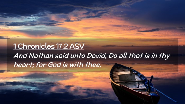 Picture 02 - 1 Chronicles 17:2 ASV Desktop Wallpaper - And Nathan said unto David, Do all that is in thy - Desktop Bible Verse Wallpaper